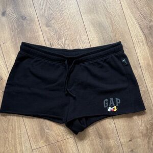 GAP Women's Black SWEAT  Shorts with Logo